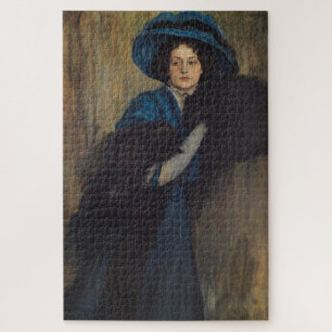 Porträt einer Dame in Blau (Raimundo de Madrazo)