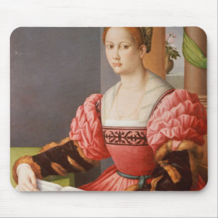 Porträt einer Dame Mousepad