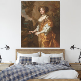 Porträt einer Dame, soll Nell Gwyn sein Leinwanddruck