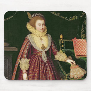 Porträt einer Dame, vielleicht Elizabeth, Gräfin O Mousepad