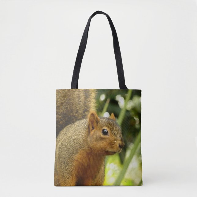 Porträt einer Eichhörnchennaturfotografie Tasche (Vorderseite)