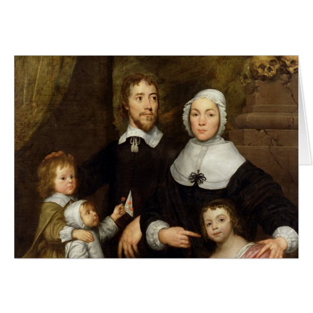 Porträt einer Familie, vermutlich das von (Vorderseite (Horizontal))