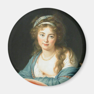 Porträt einer französischen Revolutionärin Magnet