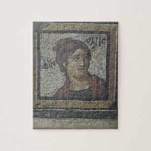 Porträt einer Frau, Detail einer Mosaikplasterung