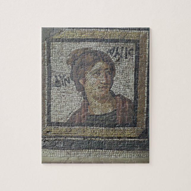 Porträt einer Frau, Detail einer Mosaikplasterung (Vertikal)