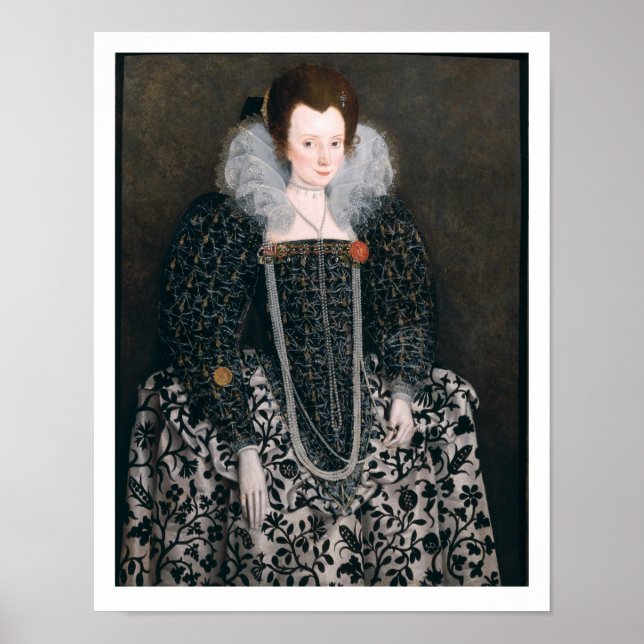 Porträt einer Frau, die traditionell als M Poster (Vorne)