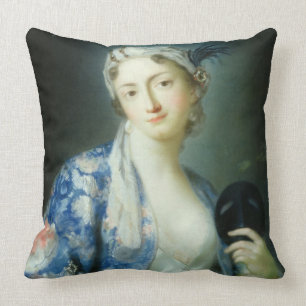 Porträt einer Frau Kissen