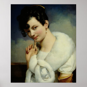 Porträt einer Frau Poster