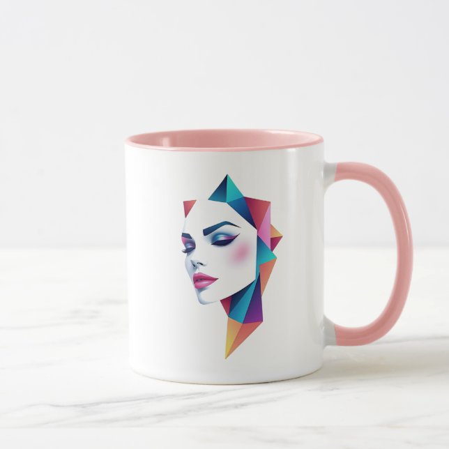 Porträt einer Frau. Tasse (Rechts)