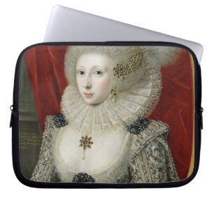 Porträt einer Frau, vielleicht Frances-Baumwolle, Laptopschutzhülle
