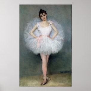 Porträt einer jungen Ballerina Poster