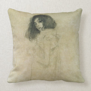 Porträt einer jungen Frau, 1896-97 Kissen