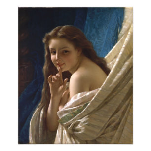 Porträt einer jungen Frau von Pierre Auguste Cot Fotodruck