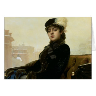 Porträt einer unbekannten Frau, 1883