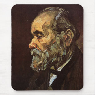 Porträt eines alten Mannes mit Bart von Vincent va Mousepad