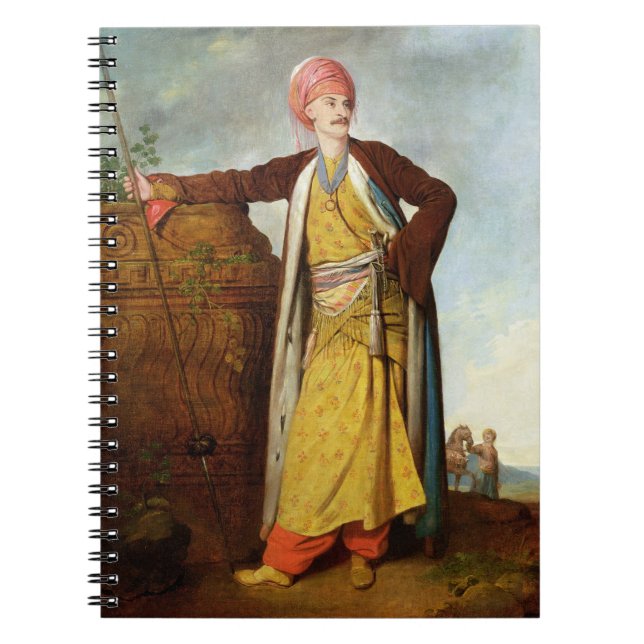 Porträt eines Armenian, 1771 (Öl auf Leinwand) Notizblock (Vorderseite)