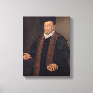 Porträt eines Doktors Leinwanddruck