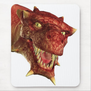 Porträt eines Drachen Mousepad