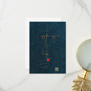 Porträt eines Equilibristen von Paul Klee Dankeskarte