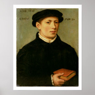 Porträt eines jungen Mannes, 1528 Poster