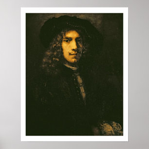 Porträt eines jungen Mannes, 1658 (Öl auf Leinwand Poster