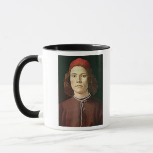 Porträt eines jungen Mannes, c.1480-85 Tasse