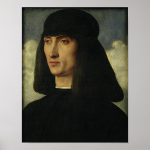 Porträt eines jungen Mannes, c.1500 Poster