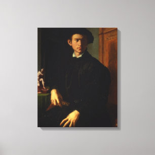 Porträt eines jungen Mannes, c.1532-40 (Öl auf Leinwanddruck