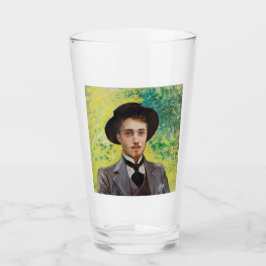 Porträt eines jungen Mannes (von Georges Rochegros Glas