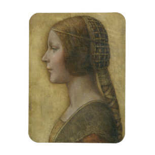 Porträt eines jungen Verlobten durch Leonardo da Magnet
