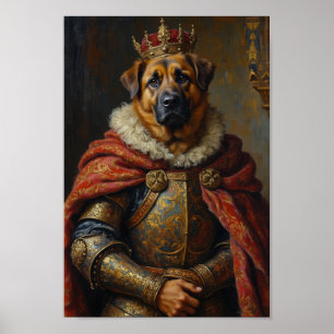 Porträt eines königlichen anatolischen Hirtenhunde Poster
