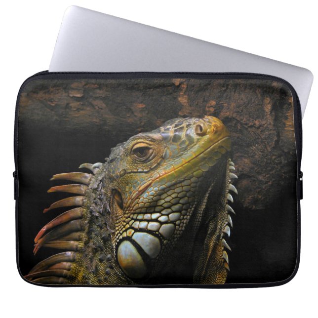 Porträt eines Leguans Laptopschutzhülle (Vorderseite)
