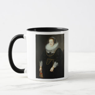 Porträt eines Mädchens, gealtert 18 Tasse