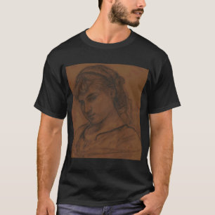 Porträt eines Mädchens Zeichnungen Albert Joseph M T-Shirt
