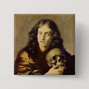 Porträt eines Mannes Button