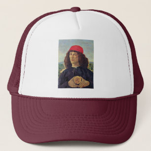 Porträt eines Mannes mit der Medaille von Cosimo Truckerkappe