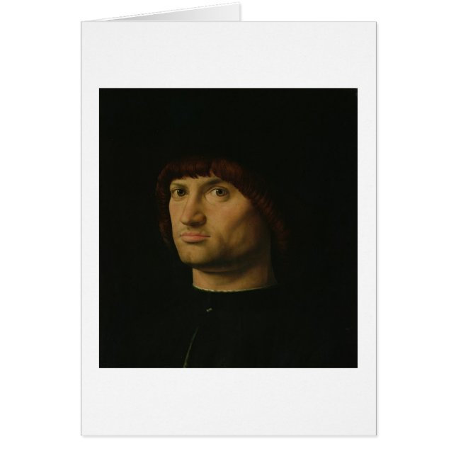 Porträt eines Mannes oder der Condottiere, 1475 (Vorne)
