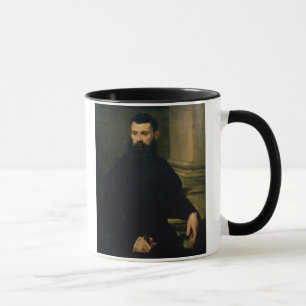 Porträt eines Mannes (Öl auf Leinwand) 2 Tasse
