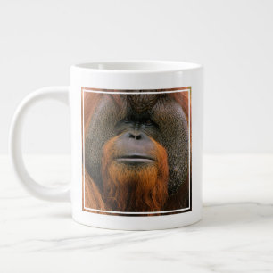 Porträt eines Orang-Utan-Männchens, Georgia, USA Jumbo-Tasse
