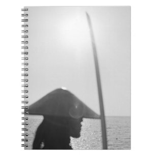 Porträt eines Samurai-Kriegers, der eine Klinge 2 Notizblock