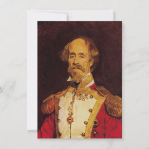 Porträt eines spanischen Generals Karte
