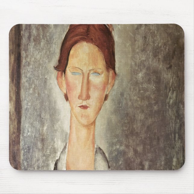 Porträt eines Studenten, c.1918-19 Mousepad (Vorne)