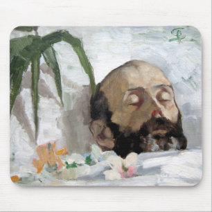 Porträt eines Toten (Sterblichkeit und Tod) (Art. Mousepad