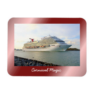 Porträt eines überschreitenen Kreuzschiffs Magnet