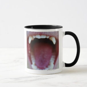 Porträt eines Weiß-Throated Capuchin-Affen Tasse