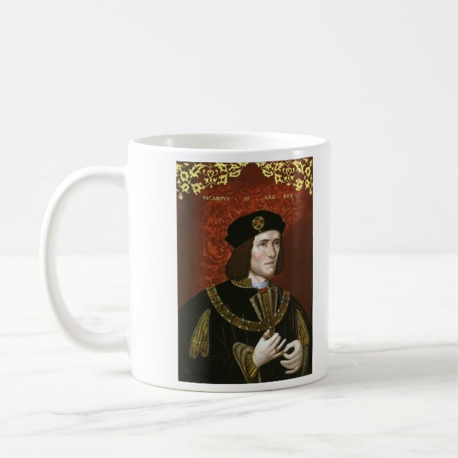Porträt englischen Königs Richard III Kaffeetasse (Links)