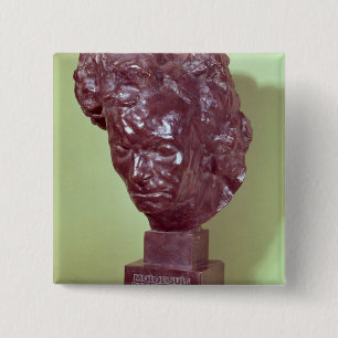 Porträt-Fehlschlag von Ludwig van Beethoven 1901 Button