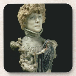 Porträt-Fehlschlag von Sarah Bernhardt (1844-1923 Getränkeuntersetzer