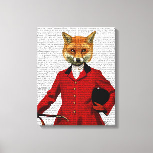 Porträt Fox-Jäger-2 Leinwanddruck