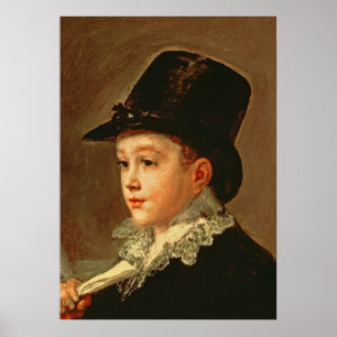 Porträt Francisco Jose de Goya y Lucientes von t Poster